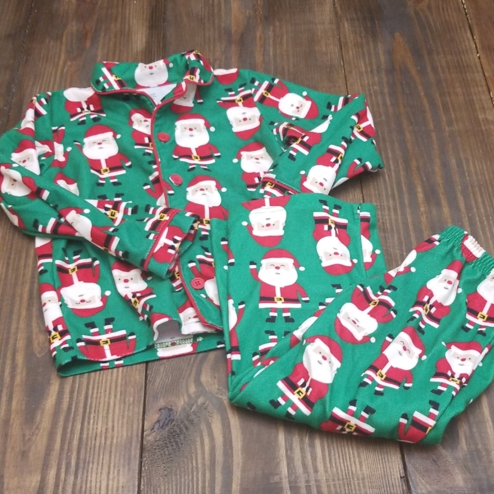 Carter's Santa Christmas Pajamas Size 4T